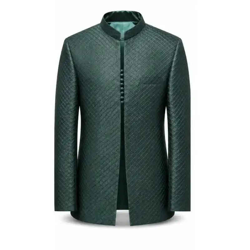 Premium multi-color Textured Prince Coat for Men – Designer Wedding & Formal Waistcoat Style