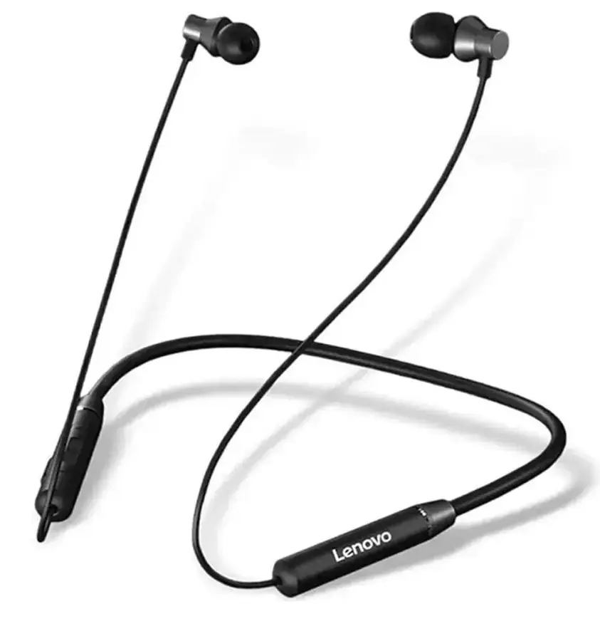 Lenovo HE05 Wireless Earbuds – Fast Connection | Long Battery Life Bluetooth Neckband
