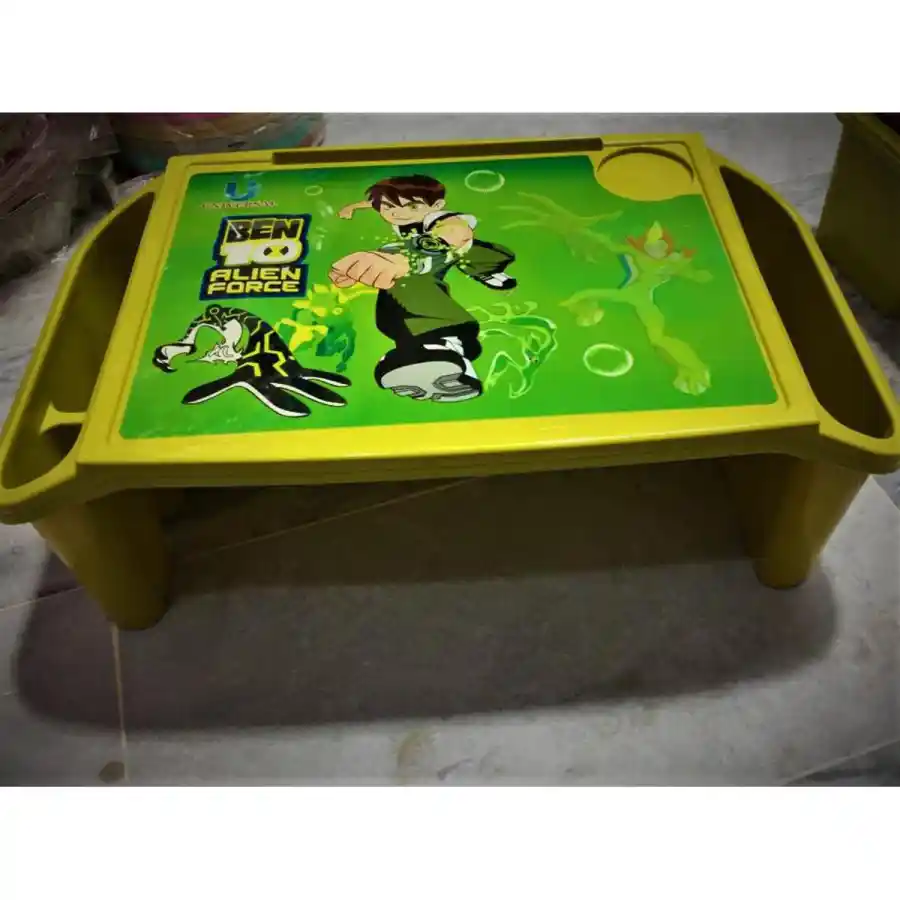 3-in-1 Kids Portable Study Drawing Table Laptop & Food Table Multipurpose Foldable Kids Activity Desk