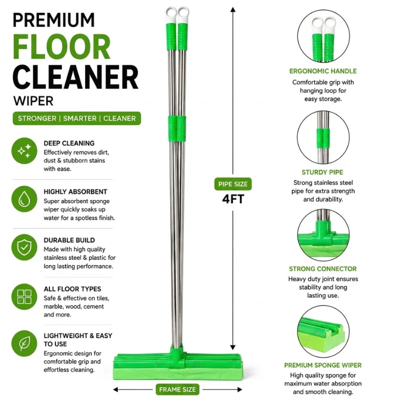 PPR Steel Floor Wiper