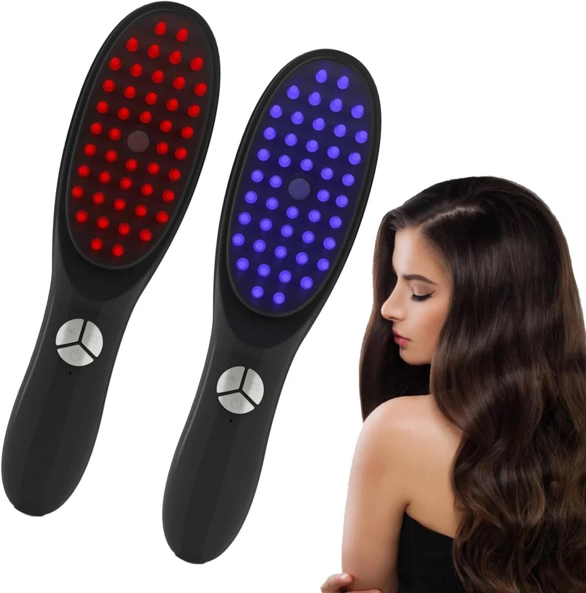 Steam Hair Comb 3D Massager – Ultrasonic Vibration Atomization Electric Steam Hair Brush | Scalp Care & Hair Smoothing Tool