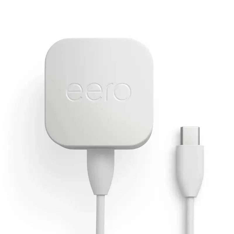 Eero 15W Charger USB AC Power Adapter with USB-C Charging Cable – 5V/3A Fast Charger
