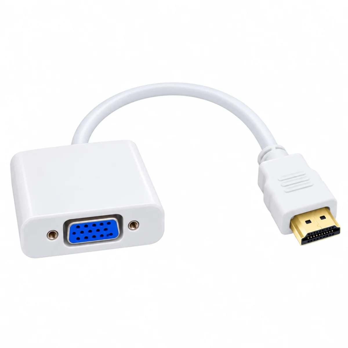 HDMI to VGA Adapter Converter – HDMI Male to VGA Female for Laptop, PC, Monitor & Projector