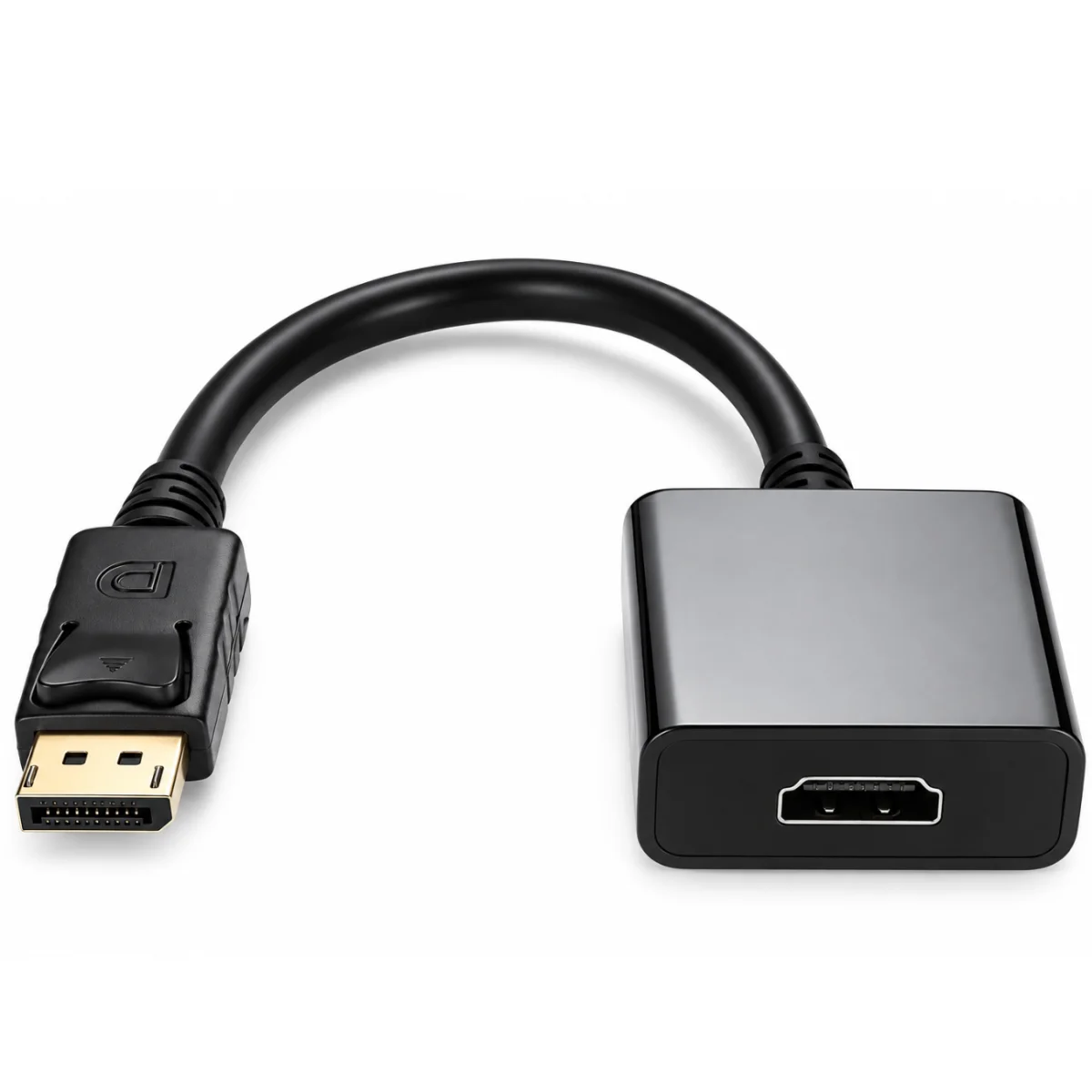 DisplayPort to HDMI Adapter Converter – DP Male to HDMI Female for Laptop, PC, Monitor & TV